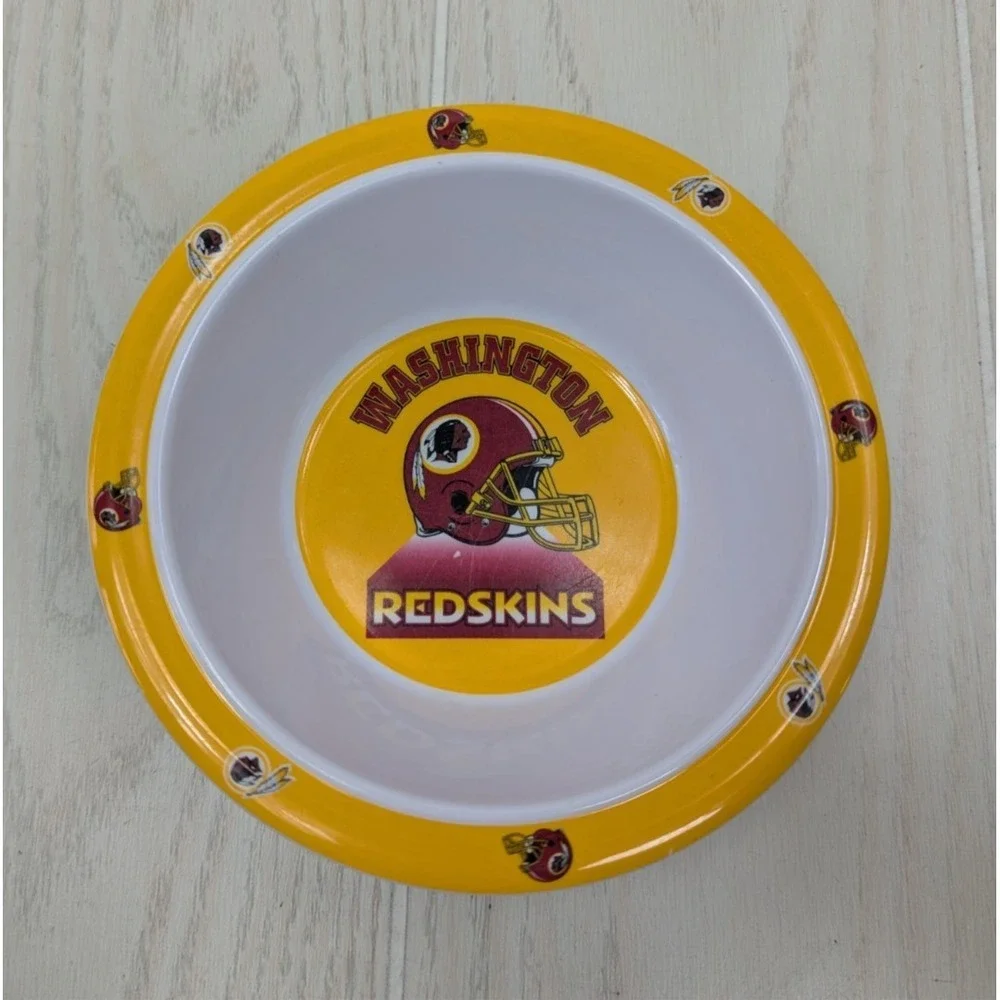 Washington Redskins Child's Plastic Melamine Cereal Bowl vintage Duck House